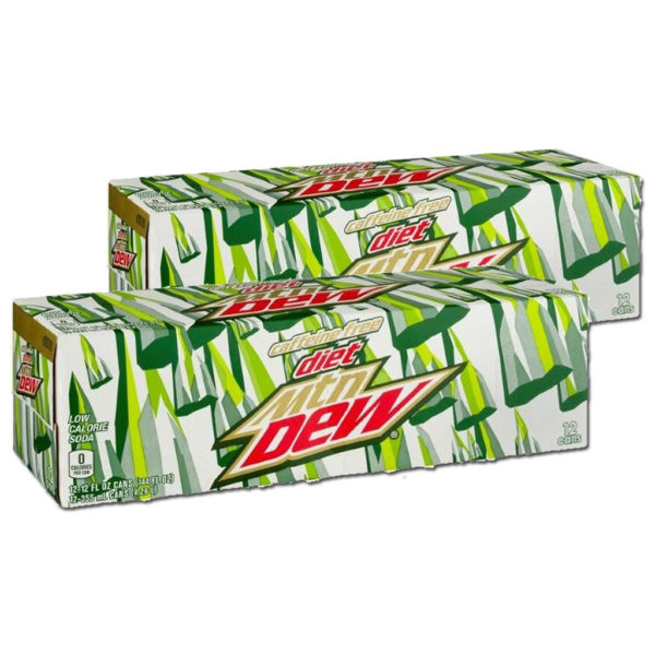 Diet Mtn Dew Caffeine Free - 12 oz 12 pk (2)