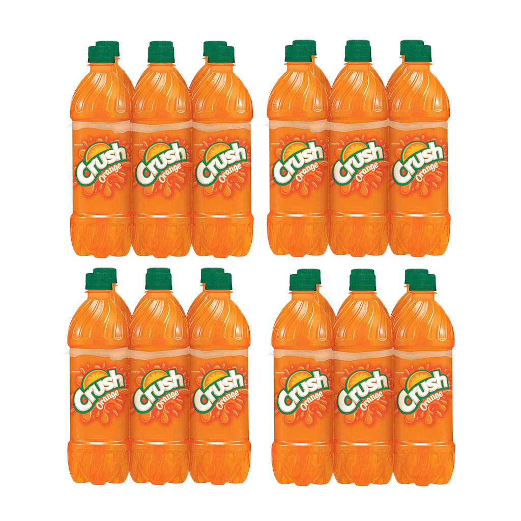 Crush Orange 16.9 oz bottles 4 6-pks