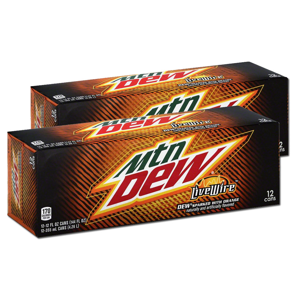 Mountain Dew® Live Wire® Soda Can, 12 pk / 12 fl oz - Kroger