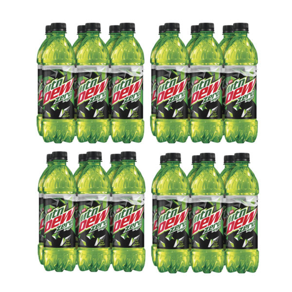 Mtn Dew Zero Sugar 16.9 oz bottles 4 6-pks