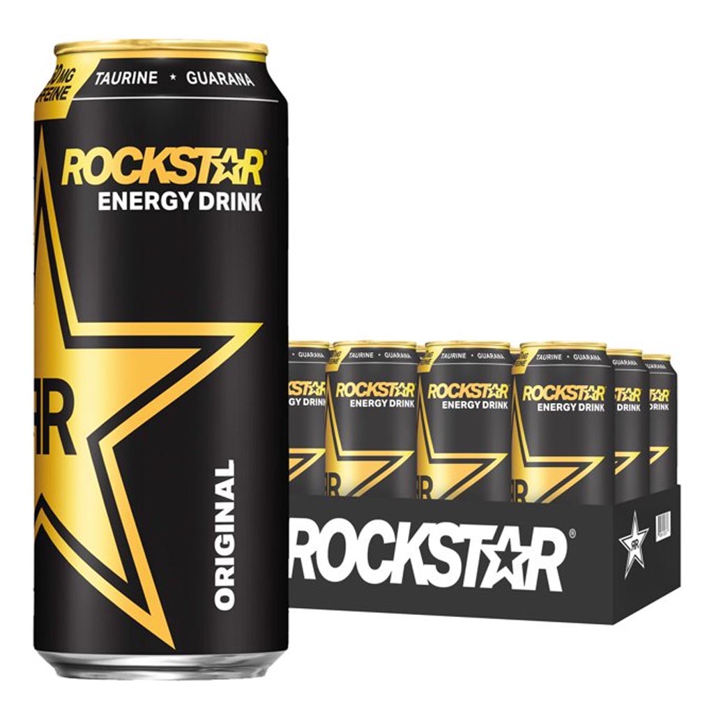 ROCKSTAR ENERGY DRINK CAN