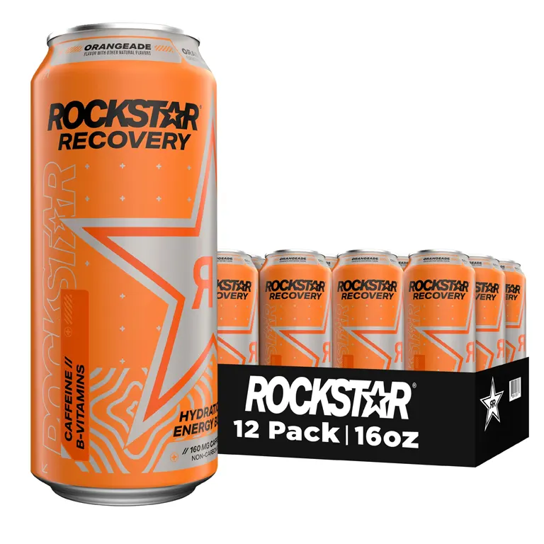 Rockstar Recovery Orange (42521) - 16 oz 12 pk