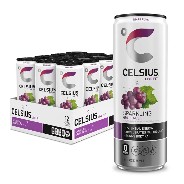 CELSIUS Sparkling Grape Rush (43004) - 12 oz 12 pk